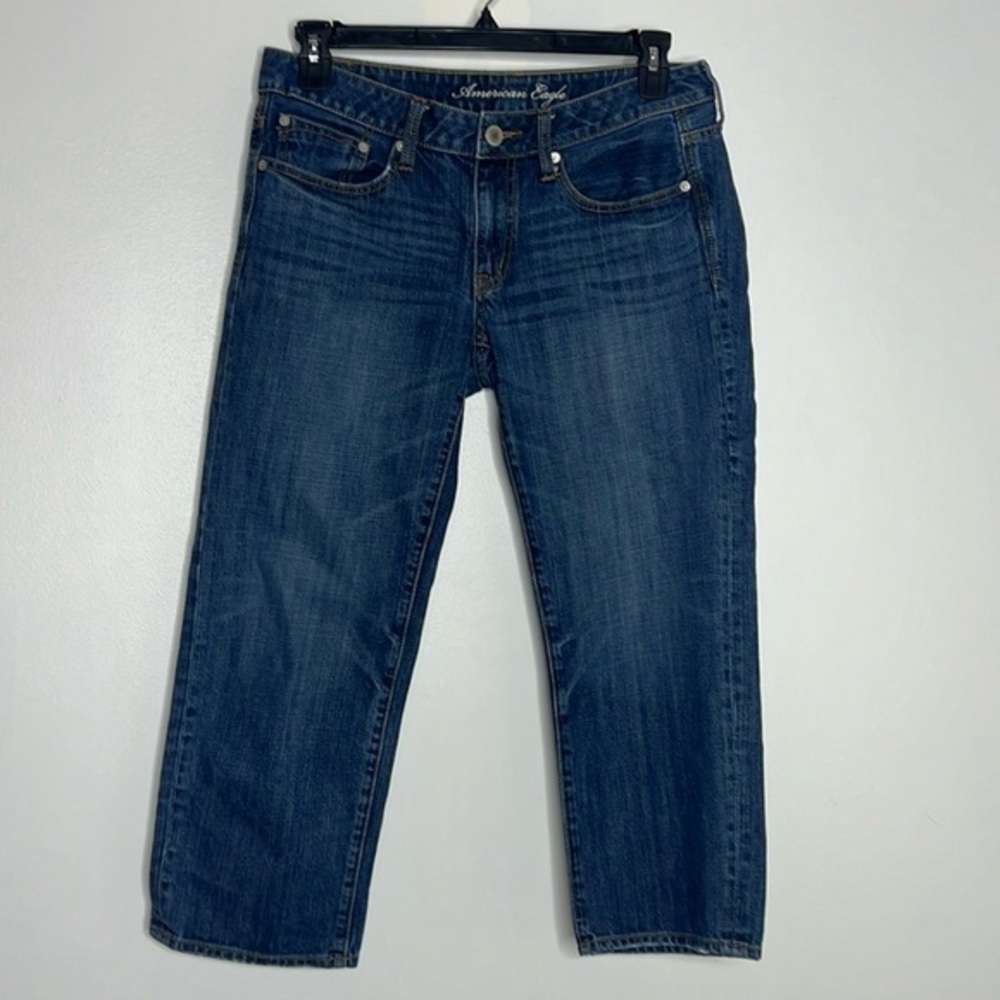 American Eagle Outfitters Blue Cropped Jeans